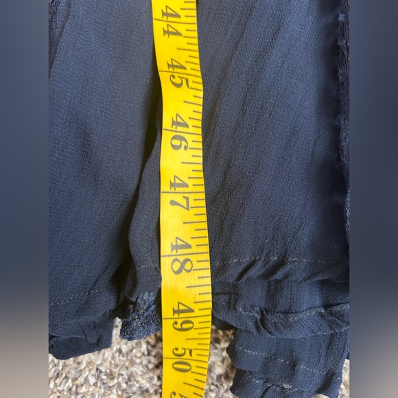 Sheer and Lace A-line Princess Dress in Navy Blue size S-M - Picture 9 of 10